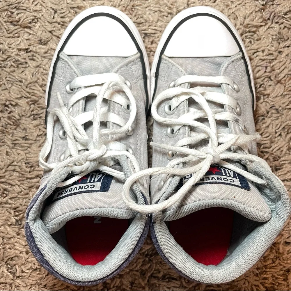 Converse All-Star high‎ top Sneakers size 13K Blue & Grey